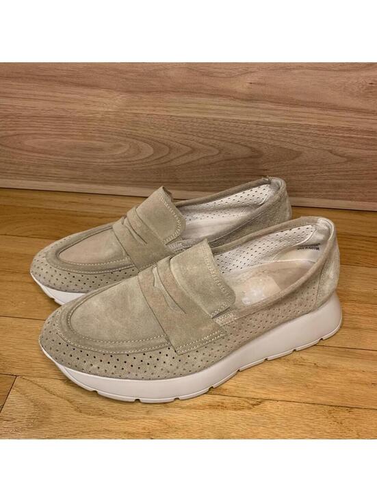 Paul Green Shoes - Paul Green Alexa Platform Loafers - Size 7
